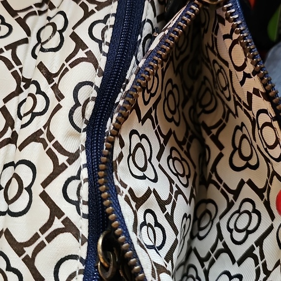 Rafe Blue Faux Leather Double Buckle Clutch Wallet - Picture 5 of 7